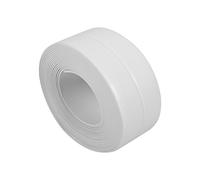 3.2M Lunghezza Striscia Tenuta, Nastro Sigillante Autoadesiva Sigillante Caulk Strip Impermeabile Anti-muffa Angolo Calafatare Striscia per la Bagno Vasca Bagno Gabinetto (Bianco 38mm x 3.2m)
