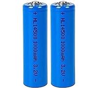 3.2V 14500 LiFePO4 1000mAh Batteria AA Batteria Ricaricabile Per Luci Solari (3.2V 1000mAh),2 PZ