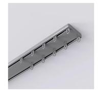 3,3-26 Piedi Tenda Congiunta Binari A Doppio Binario Montaggio A Soffitto,Sistemi Di Binari Per Tende Divisorie Per Ambienti Divisori Per Ambienti,Finestre Asta Di Collegamento(Gray,L 26ft/7.9m)