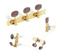 3 + 3 perni di accordatura per corde di chitarra aperte Testa di agata Stigma Chiavi di accordatura per chitarra Parti di chitarra Testa Dell'accordatore Per Chitarra