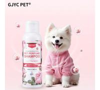 3.38 Fl Oz Shampoo profumato alla rosa per cani e gatti - Shampoo deodorante a lunga durata, cura di pulizia profonda con note floreali, cura essenziale per un pelo morbido e lucente Shampoo Profumato