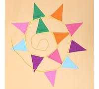 3 .3m Bandierina Triangolare Bandiere Triangolari Ghirlanda Stoffa