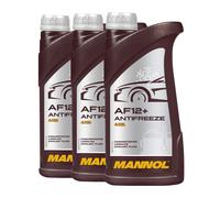 Protezione Anti Gelo Concentrato Mannol Antigelo AF12+5 5x1 Litro Antigelo Rosso