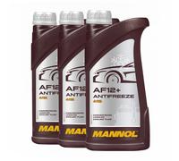 Protezione Anti Gelo Concentrato Mannol Antigelo AF12+5 5x1 Litro Antigelo Rosso