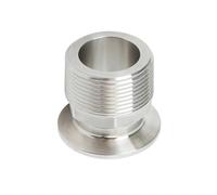 3/4" 1" 1,2" 0,5" 3" 4" NPT filettatura esterna a 2. adattatore connettore for raccordo for tubo in acciaio inossidabile 304 con morsetto triplo(3/4",TC 77.5mm)