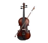 3/4 4/4 Violino Professionale Acustico In Legno Massello Opaco Con Custodia Arco Principiante Strumento Musicale Violino Accessorio In Ebano (Color : 3-4 Violin Set 2)