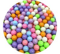 3 4 5 6 8 mm Perline color caramella SENZA foro Perline acriliche per la creazione di gioielli Giocattoli per bambini fatti a mano Fai da te-11 Miscelazione-3mm 1000 pezzi