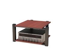 3 4 5 Livelli Mobile Componenti Stereo Mobile Hifi Audio Video Rack AV Tower Media Stand Per Studio Di Registrazione Di Soggiorno Di Gioco Domestico(Teak color,70 * 55 * 40cm/27 * 21 * 15in)