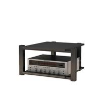 3 4 5 Livelli Mobile Componenti Stereo Mobile Hifi Audio Video Rack AV Tower Media Stand Per Studio Di Registrazione Di Soggiorno Di Gioco Domestico(Black,70 * 55 * 40cm/27 * 21 * 15in)