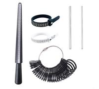 3/4/6/7 Pz Sizer Strumento Misura Set Mandrino Per Dito Strumento Per Dimensionamento Dei Gioielli Misuratore Portatile