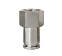 3 4 6 8 10-20 mm OD Tubo M3, M5, 1/2" Femmina 304 SUS Raccordo pneumatico a sgancio rapido 1 pz(12.7mm 1l2 Inch,M5)