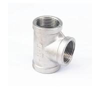 3/4" BSP Equal Female Tee Thread 3 Way 304 Stainless Steel Pipe Fitting Connector Coupling for water air gas