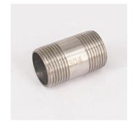 3/4" BSP Equal Male Threaded 304 Stainless Steel Straight Pipe Fitting Connector Adapter