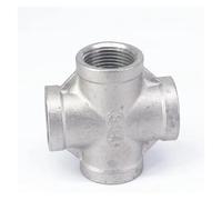 3/4" BSP Female 304 Stainless Steel Cross 4 Way Connector Pipe Fitting water oil air