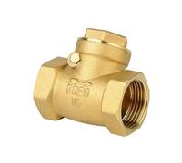 3/4" BSP Female Thread Brass Swing Check Valve One Way Non-return Valve For Water