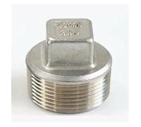 3/4"" BSP male Threaded Connection 304 stainless steel Pipe Fitting Countersunk Square Head Operating pressure 2.5 Mpa