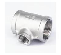 3/4" BSP To 1-1/2" BSP Female Thread 304 Stainless Reducing Tee 3 Way Connector Pipe Fitting water oil air