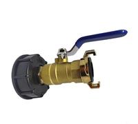 3/4" collegamento della valvola del becco di estensione del carro armato di IBC con materiale d'ottone ed i pp per i sistemi di raccolta dell'acqua piovana e le applicazioni d'irrigazione del prato