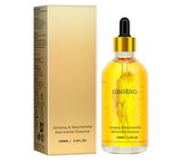 3,4 FLOZ Ginseng & Facial Trattamento Viso Idratante per Pelle Secca con Glicerina, Pantenolo e 100 ml Idratante con Estratto di Radice di Ginseng e PCA per un Nutrimento Profondo (Orange, 4x4x14cm)