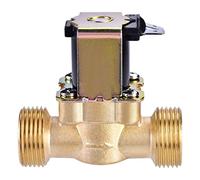 3/4 Inch DC 24V Solenoid Valve | Brass Water Flow Control for Constant Pressure | Normally Closed Electric Valve for Irrigation/Heating | 0.02-0.8MPa, 100K
