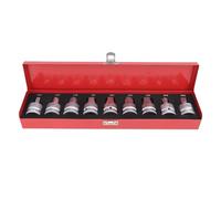 3/4 Inch Drive Socket Set | 9 Pcs Cr - Mo Hex & Spline Bits 14mm to 24mm M16 M18 | High Torsion Driver Set for Automotive/Industrial/Construction