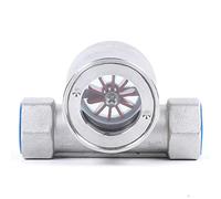 3/4 "Indicatore di flusso dell'acqua di vista dell'acciaio inossidabile 304 del NPT con la girante 362Psi 2.5MPa
