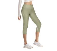 3/4 Leggins Capri Donna Leggings da opachi Elastici Yoga Fitness Jogging Palestra Pantaloni Delicati sulla Pelle Sensibile Leggero Shorty Cotone per Sportivi o Casual 2025