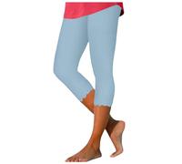 3/4 Leggins Capri Donna Leggings Fuseaux Sportivi da Vita Alta Opaco Booty Scrunch Coprenti Pinocchietto Elastici Morbido Fitness Pantaloni per o Casual 2025