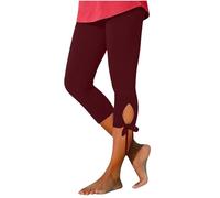 3/4 Leggins Capri Donna Sportivi Push Up Dimagranti Senza Pantaloni della Tuta Larghi Elasticizzati Corsa Comodi Morbidi Eleganti Cuciture Pantacollant Anticellulite per o Casual 2025