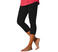 3/4 Leggins Capri Vita Alta Donna Coprenti Pinocchietto Opaco Booty Scrunch Elastici Pantaloni Sportivi Activewear Yoga Controllo della Pancia per Fitness Ginnastica Workout Pilates
