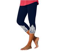 3/4 Leggins Capri Vita Alta Donna Coprenti Pinocchietto Opaco Booty Scrunch Pantaloni Casual Sudore Pilates Yoga Traspirante Elastici Leggings Fitness per Sportivi o 2025