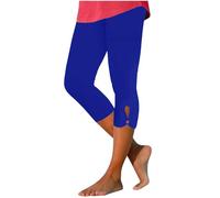 3/4 Leggins Capri Vita Alta Donna Leggings da opachi Opaco Booty Scrunch Pantaloni Casual Sudore Pilates Yoga Traspirante Elastici Controllo della per Sport, Palestra,