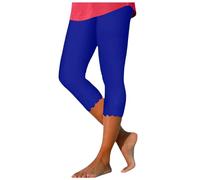 3/4 Leggins Capri Vita Alta Donna Leggings Fuseaux Sportivi da Scrunch Butt Coprenti Pinocchietto Elastici Opaco Morbido Yoga Controllo della Pancia per Fitness, Pilates, Sport, Gym, Running