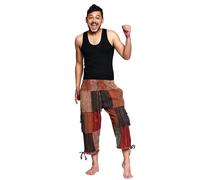 3/4 Lungo Pantaloni Patchwork I Pantaloni Casual per Uomo con Elastico & B
