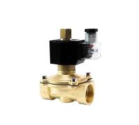 3/4 "Normalmente Aperto Ottone IP65 Impermeabile Elettrovalvola DN20 Interruttore Elettrico Valvole Acqua 220V 110V 24V 12V (NPT_24VDC)