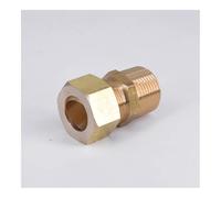 3/4" NPT Male Fit 3/4" OD 19mm Tube Compression Union Brass Fitting Connector Propane Water Gas Air Oil Fuel Hydaulic Pneumatic
