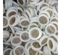 3/4 per rondella BSP tubo flessibile garza con rete metallica per lavastoviglie Rondella doccia valvola per salvaguardare l'impianto idraulico dai detriti (bianco)