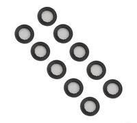 3/4 per rondella BSP tubo flessibile garza con rete metallica per lavastoviglie Rondella doccia valvola per salvaguardare l'impianto idraulico dai detriti (nero)