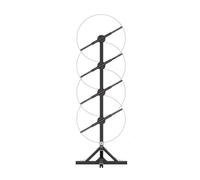 3/4 pezzi 45 cm 3D Fan con staffa proiettore olografico LED pubblicità display luce lampada olografica supporto for le vacanze splicing Alta luminosità(4pcs set)