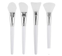 3/4 pezzi strumento di applicazione pennello maschera for il viso in silicone morbido for strumenti di bellezza spatola riutilizzabile in argilla di fango facciale(Mix 4pcs)