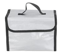 3 4 tastiera di conservazione della batteria a batteria antincendio a prova di esplosione a prova di litio per batterie aeronautiche RC Colore argento 21,8 cm x 12,5 cm x 16,7 cm