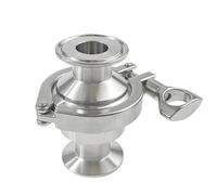 3/4" To 2" Tri Clamp Check Valve, SS304/316L Stainless Steel Sanitary One-Way Flow, Vertical Installation(OD32mm Ferrule 50.5,SUS316L)