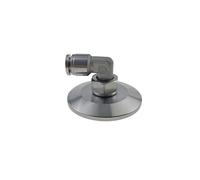 3/4" Tri Clamp to 8mm PC pneumatic quick connector Elbow adapter SS304 stainless steel