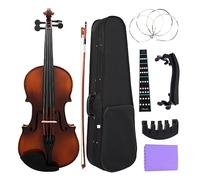 3/4 Violino In Legno Di Acero Violino Per Principianti Con Poggiaspalla Corde Per Scatola Panno Per Pulizia Adesivo Maniglia Set Di Parti Per Altoparlante