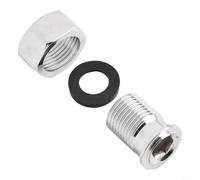 3/4" x 1/2" coda della valvola del radiatore del sindacato dell'acciaio inossidabile per il collegamento dei radiatori alle valvole di tipo unione