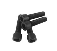 3-40pcs M3/M4 acciaio al carbono ad alta resistenza 12.9 viti meccaniche con testa cilindrica e fessura esagonale interna a filetto completo, M3x6mm