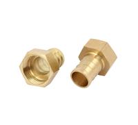 3/4BSP Female Thread 19mm Hose Barb Brass Tubing Coupler Connector Fitting 2pz