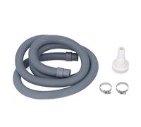 3/4in Bilge Pump Mounting Kit, Marine Bilge Pump Hose Installation Kit, Kink Resistant Corrugated PVC Hose with Stainless Steel Clamps and Thru Hull Connector for Boat Yacht Bilge