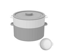 3.4L Vaporiera per Microonde, 18,8x12,5cm Vaporiera Microonde Silicone con Vassoi a Coperchio, Cuocipasta Microonde Contenitore per Microondes per Riso, Verdure, Lavabile in Lavastoviglie (Grigio)