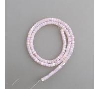3 * 4Mm Naturale Shell Perle Madreperla d'acqua dolce Shell Tubo Rondelle Perline 7 3x5mm Intorno 120bead
